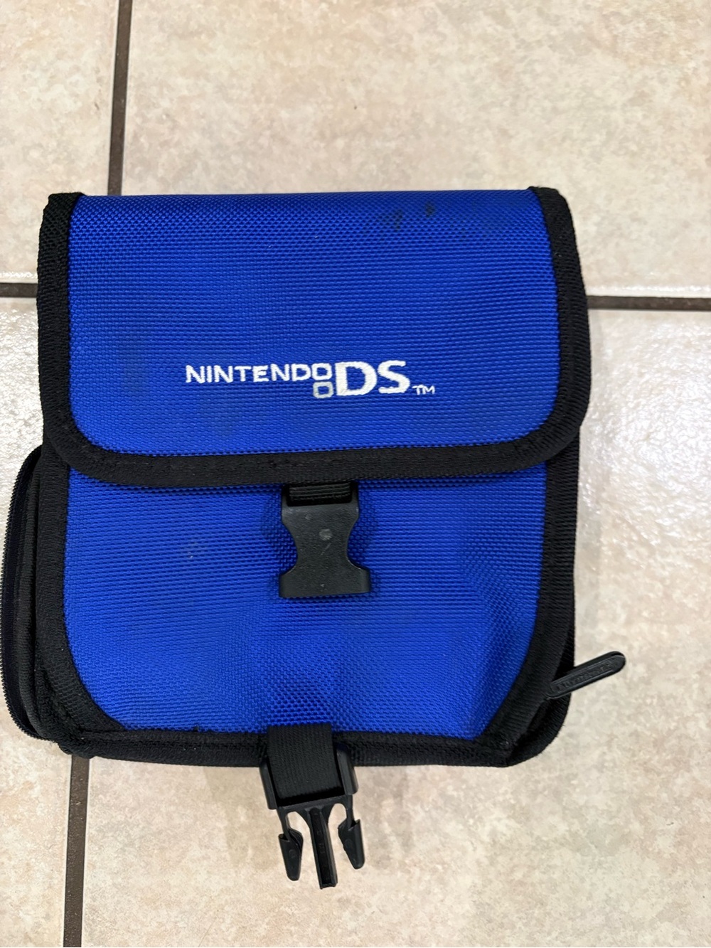 Nintendo DS Royal Blue Travel Case with Black Trim